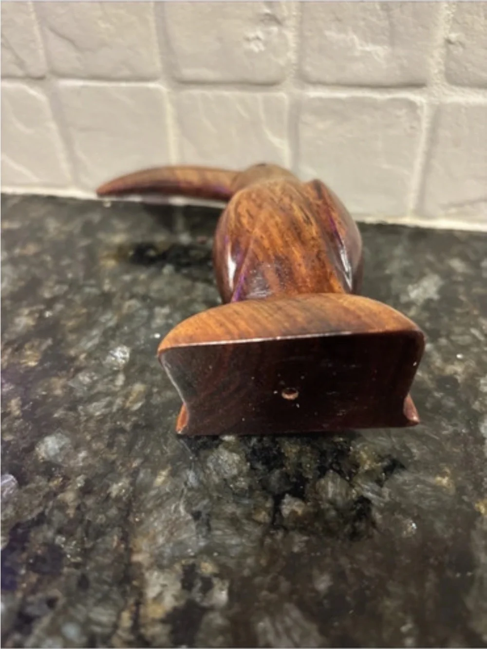 Hand-carved Wooden Toucan Bird Figurine